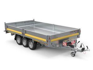 Benne 360x200 - 3500 kg PTC - 3 essieux - Tipper 526 - Brian James - Hayon arrière ouverture 270°_0