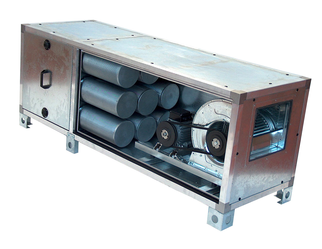 Centrale de traitement d'air - unité de filtration à charbon actif - box-ca_0