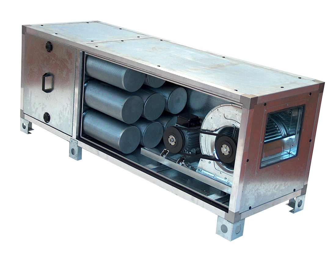 Centrale de traitement d'air BOX-CA - unité de filtration à charbon actif - 3 000 à 12 000 m3/h_0