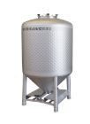 Cuve à pression en inox Cct-es-hl - Volume de 200L à 2300L - Modèle vertical avec échangeur thermique_0