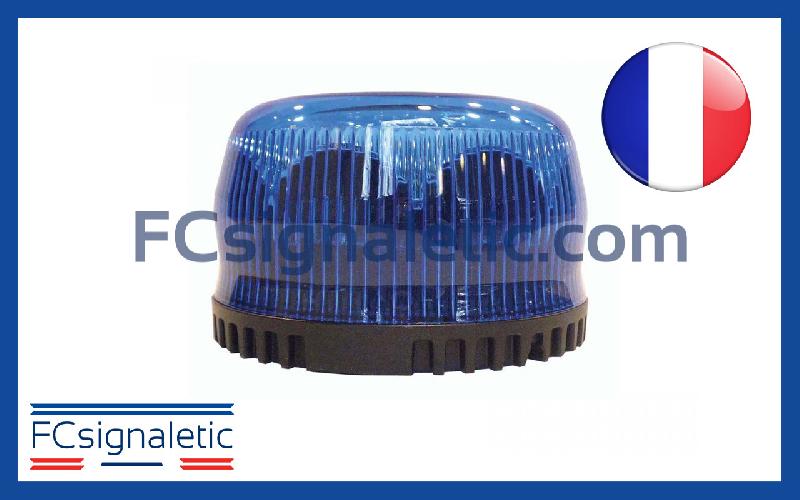 Gyrophare Gyroled bleu sans fixation classe 1 flash STANDBY MERCURA 21908-03_0