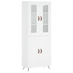 Helloshop26 - Buffet bahut commode armoire meuble de rangement organisateur cuisine salle de séjour salon haut 69,5 x 34 x 180 cm 02_0032565 - 300021_0