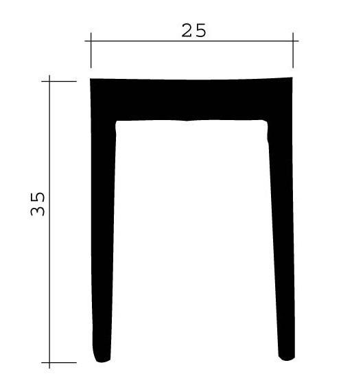 Joint caoutchouc pour chambre froide jcr-008_0