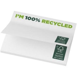 Mémos autocollants recyclés 100 x 75 mm sticky-mate® référence: ix352862_0