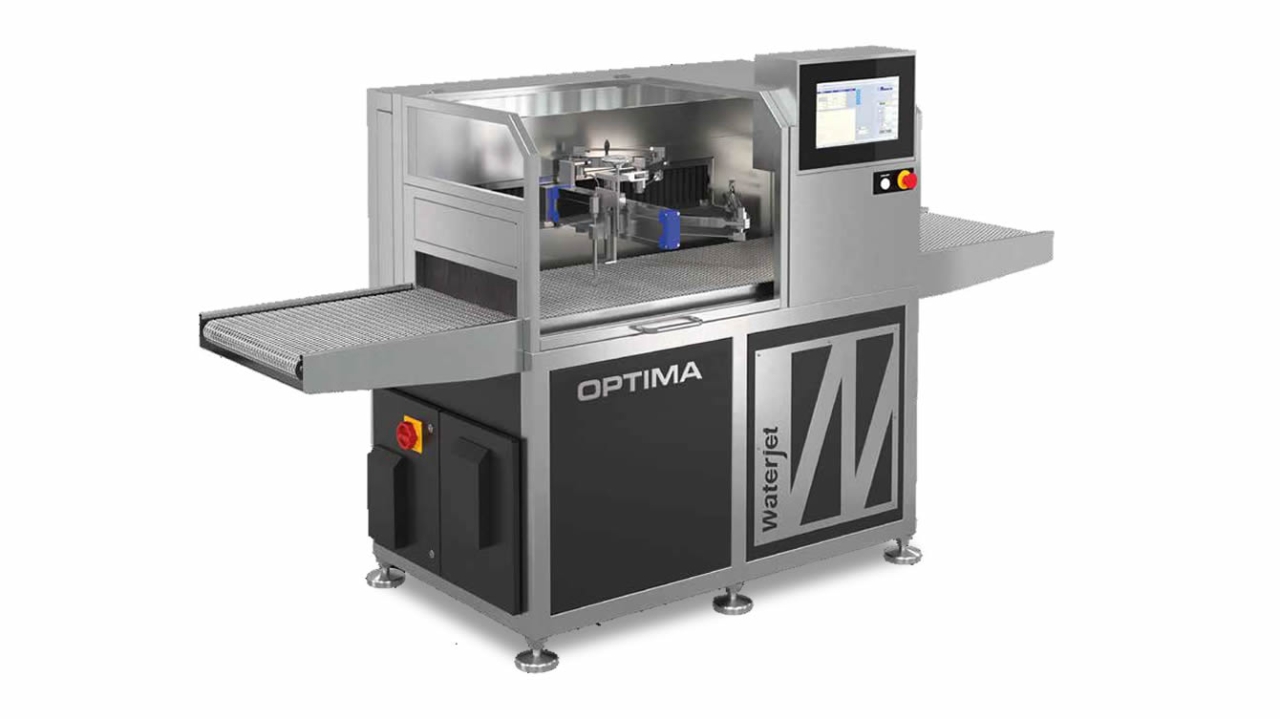Machine de découpe à jet d'eau sur ligne pour l'industrie agroalimentaire - CHEF-JET OPTIMA - OT 46 - Découpe alimentaire frais et surgelé avec support rotatif automatique_0