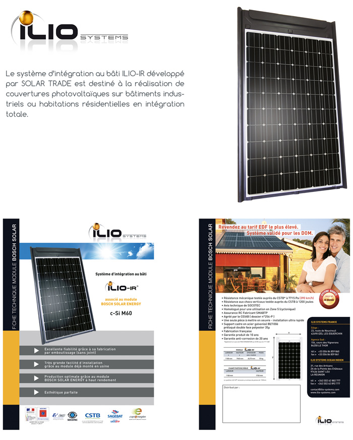 Panneaux solaires photovoltaïques ilio systems_0