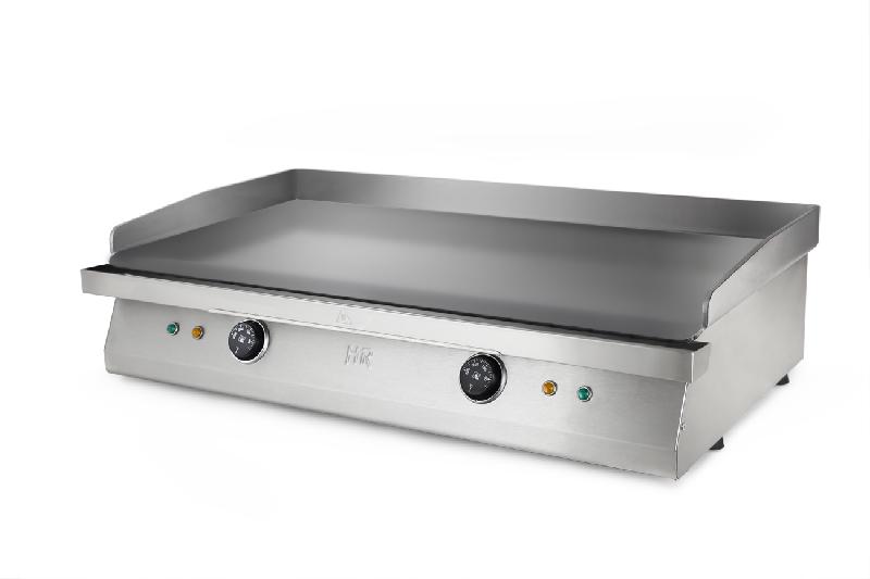 Plancha électrique professionnelle - plaque de cuisson 6mm - monophasé 5000W - PLCE8100_0