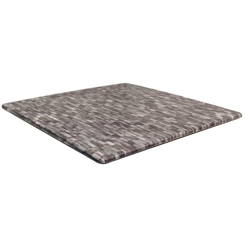 Plateau de table Topalit Smart Line 70x70 - EVERGLADE_0