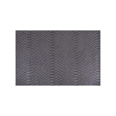 SET DE TABLE SIMIL CROCODILE 43X30 CM PVC GRIS (VENDU PAR 12)