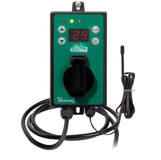 Thermostat TER2/059 - Thermostat digital pour serres - Programmable avec sonde et prise 3000W_0