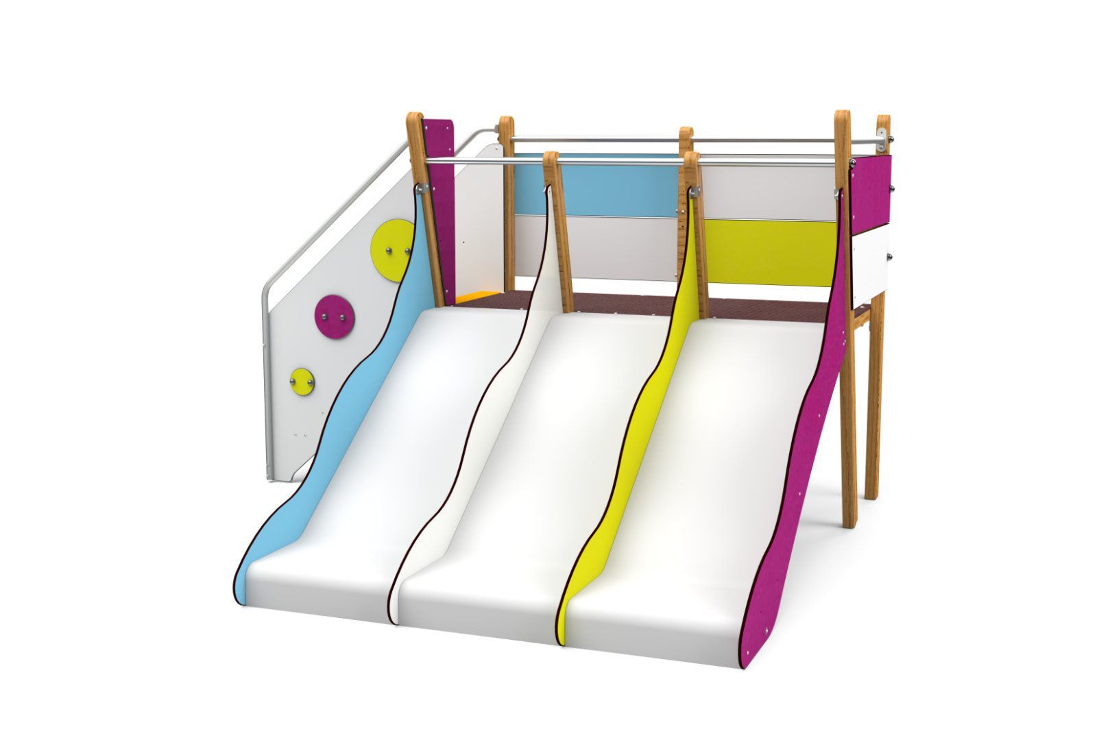 Toboggan d'extérieur pour enfants - Age 18 mois à 7 ans - Tobo'Gliss H82_0