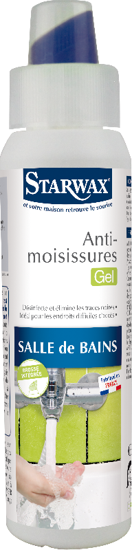 Antimoisissure gel + brosse - STARWAX 0,25 L - Désinfecte et élimine les traces noires_0