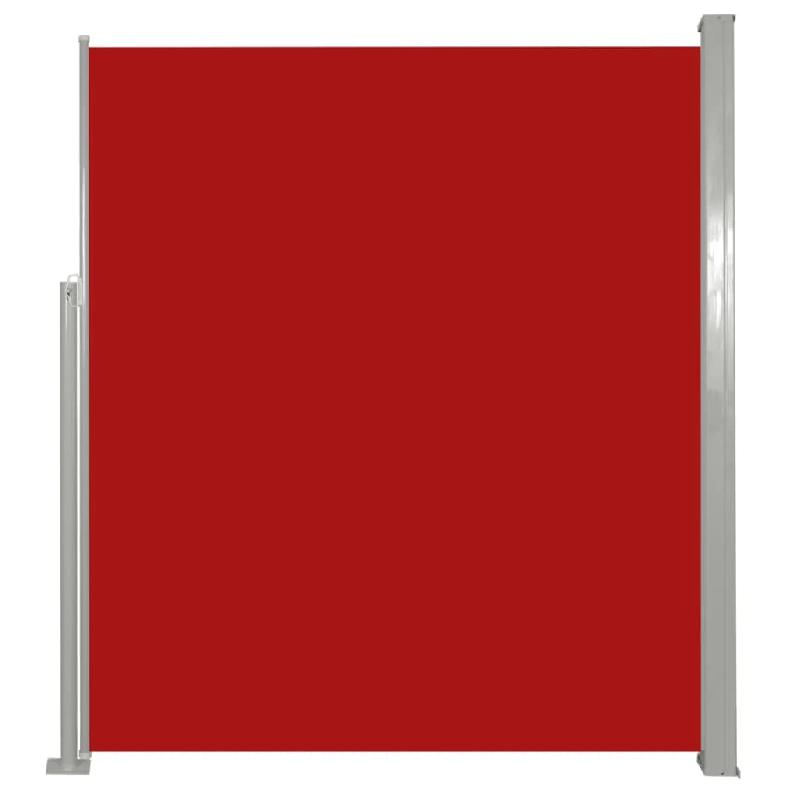 AUVENT PARAVENT STORE BRISE-VUE LATÉRAL RÉTRACTABLE DE PATIO JARDIN TERRASSE BALCON PROTECTION VISUELLE ÉCRAN 160 X 300 CM ROUGE 02_0007051_0