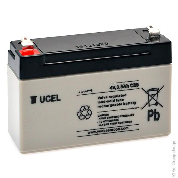 BATTERIE PLOMB AGM YUCEL Y3.5-4 4V 3.5AH F4.8_0