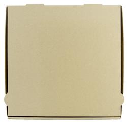 Boîte Pizza Neutre Brune - Carton - 22 x 22 cm - par 100 - marron en carton 3760394091370_0