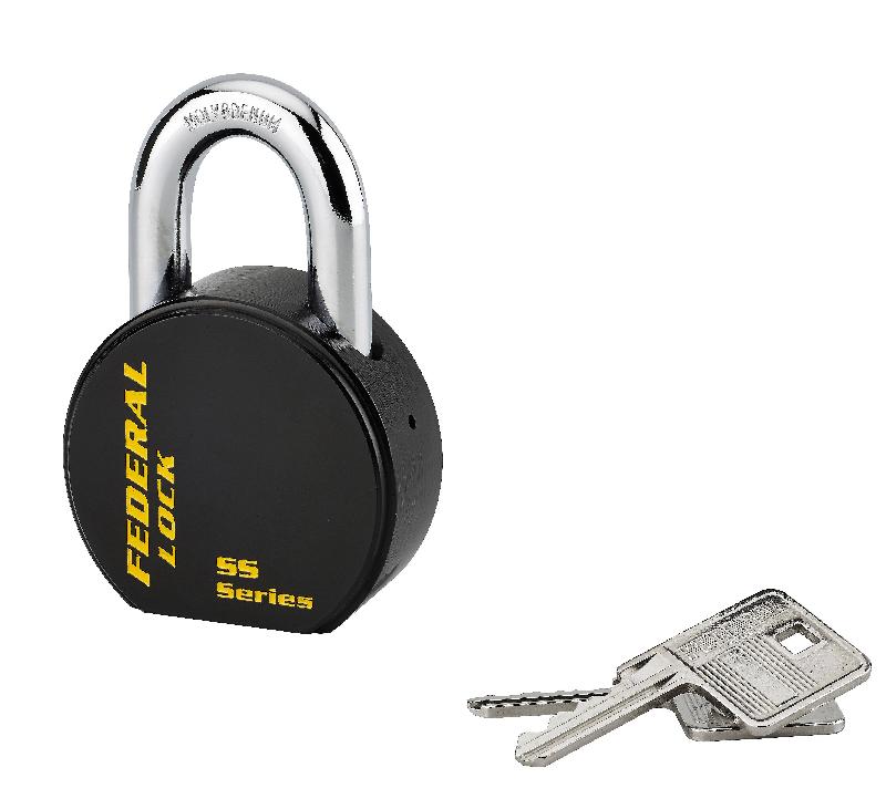 Cadenas à clé S900R 63,5 mm - acier cémenté, anse molybdène, haute sécurité chantier_0