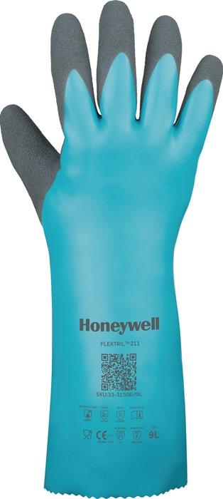 Gants de protection chimique FLEXTRIL™ 211 - Taille 9 - Vert - EN 388, EN 374, EN 407 - Catégorie III - Honeywell_0