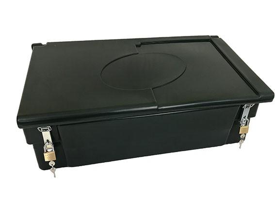 Coffres de jardin / bacs de stockage - 100 litres, avec grenouillères - fabriqué en France - CFFJDNHDNR-PU02/F_0