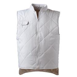 Coverguard - Gilet de travail chaud sans manches blanc ALBATROS Blanc Taille L - L blanc 3435245505275_0