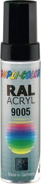 Crayon à  vernis noir foncé brillant RAL 9005 12 ml 12 ml tige DUPLI-COLOR_0
