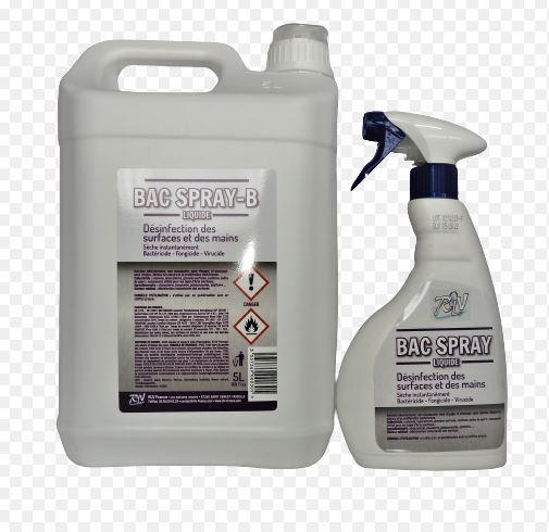 Désinfectant surfaces et mains - Bac Spray - Solution non moussante sans rinçage - Élimine biofilm, germes et odeurs_0
