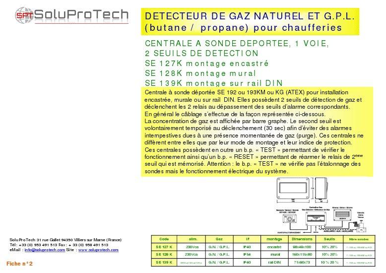 Detecteur de gaz naturel et g.P.L - se 139k_0