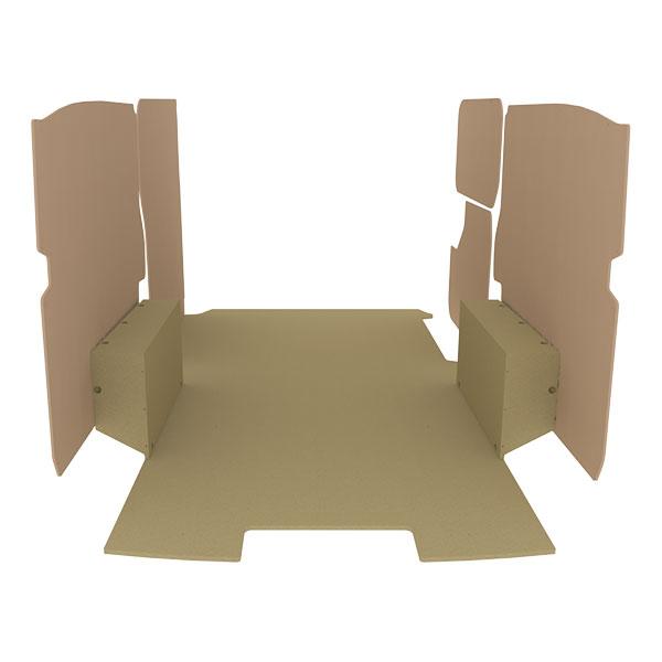 Habillage bois natural K2 aggloméré + MDF / Portes arrière incluses_0