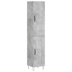 Helloshop26 - Buffet bahut commode armoire meuble de rangement organisateur cuisine salle de séjour salon haut 34,5 x 34 x 180 cm 02_0034331 - 300021_0
