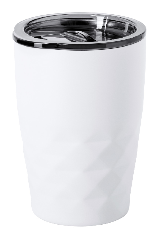 Mug thermos isotherme en inox et cuivre - 350 ml - Conservation 12h chaud / 24h froid_0