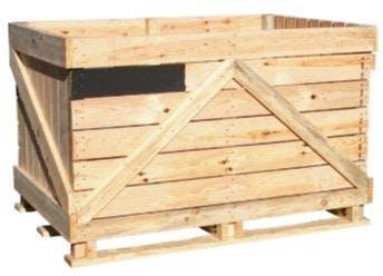 Palox renforcé pommes de terre - Caisse de stockage bois - Caisse-palette bois renforcée pour le stockage des pommes de terre_0
