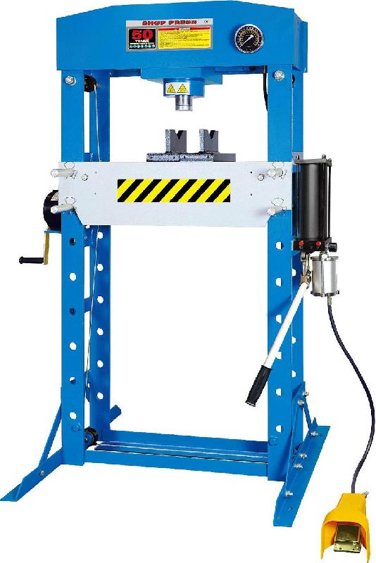 Presse hydropneumatique d'atelier 50T - capacité 50 tonnes - vérin hydraulique latéral_0