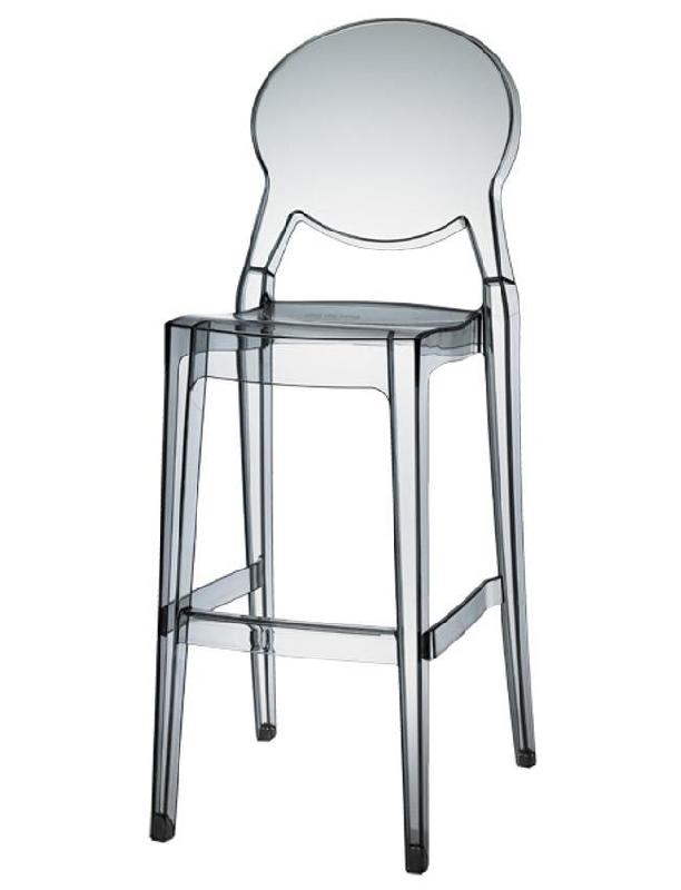 Tabouret de bar Alma - polycarbonate transparent ou opaque_0