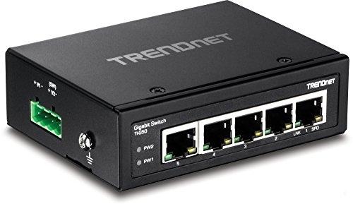 Commutateur 5 ports TRENDnet TI-G50 - Gigabit Ethernet, IP30, boîtier métal, capacité 10 Gbit/s_0