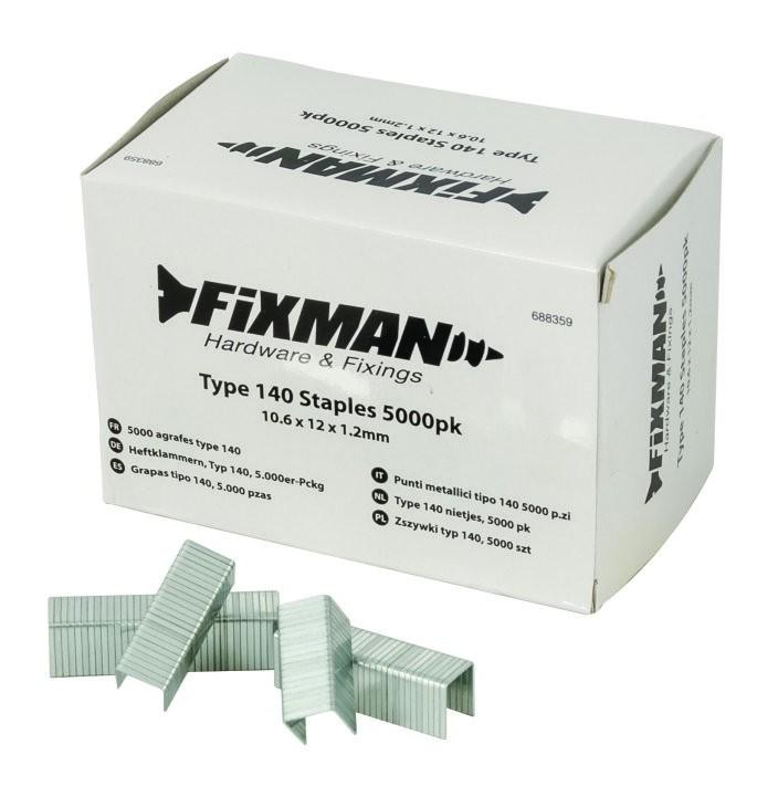 Fixman 471953 5 000 agrafes type 90 5,85 x 13 x 1,25 mm 