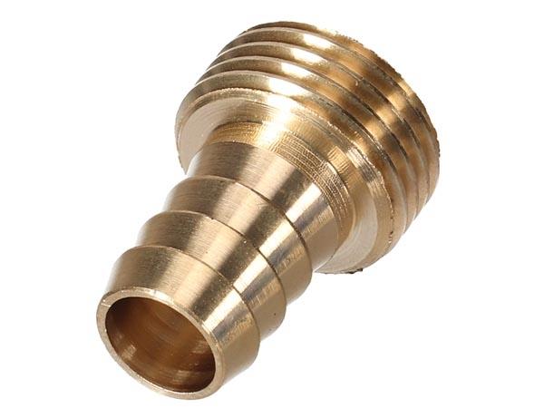 Raccord de robinet en laiton - filetage extérieur 3/4'' - tuyau 5/8'' - robuste et pratique_0