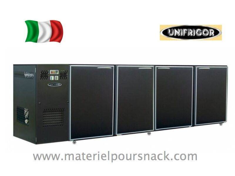 Arrière-bar 4 portes en skinplate - Unifrigor ROS 2560 4DDM - Réfrigérateur robuste et polyvalent_0