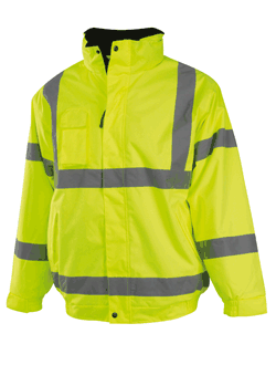 Blouson matelasse securite couleur jaune fluo ref. Rtra358_0