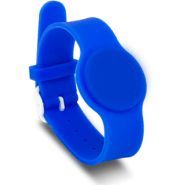 Bracelet RFID NFC - silicone - IDcapt - dimensions 250 mm x 20 mm - boucle plastique ajustable_0