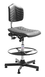 Chaise de travail réglable Premium - Hauteur d'assise 680/940 mm - Polyuréthane moulé - Mécanisme Euromatic - Global Stole_0