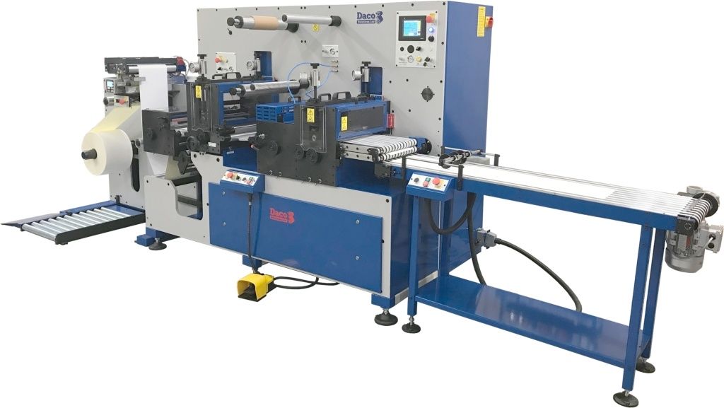 Daco D350S - Ligne de production de planches d'étiquettes - Formats A5, A4, A3, SRA3 - Vitesse maximale 130 m/min_0