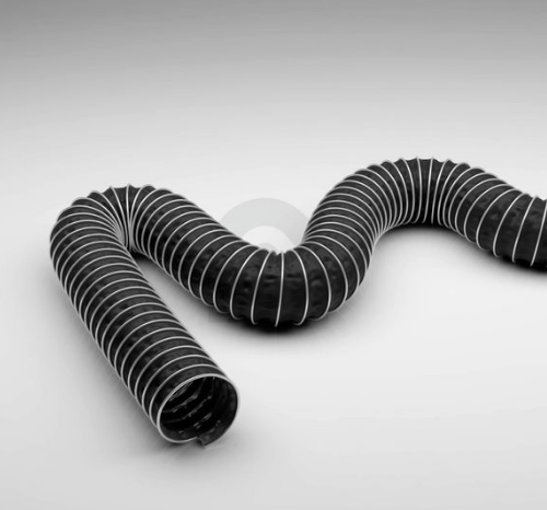 Gaine d'aspiration et de soufflage en toile polyester enduite Viton, électriquement conductrice - Master-Clip VITON® EL_0