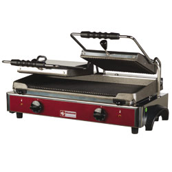 Grill panini el. Double, plaques rainurees_0