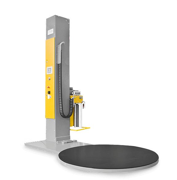 H 1400 - banderoleuse à plateau tournant - strema maschinenbau gmbh - pouvoir 1,5 kw_0