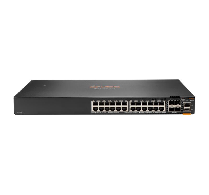 Hewlett Packard Enterprise Aruba 6200F 24G 4SFP+ Géré L3 Gigabit Ethernet (10/100/1000) 1U Noir_0