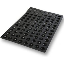 Moule à Gateaux en Silicone Forme Mini Demi-Sphère - 96 Pièces - Lacor - noir silicone 66762_0