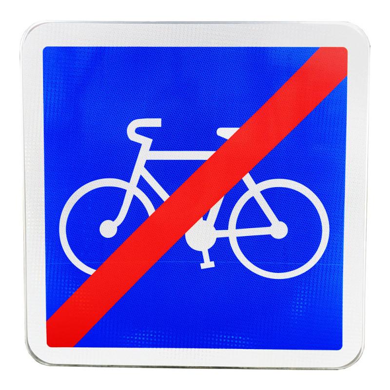 Panneau indication C114 - Fin d'une piste/bande cyclable réservée aux cycles à 2/3 roues_0