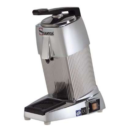 Presse-agrumes professionnel à levier Santos 10C - moteur silencieux 230-260W - production 20 à 40L/h_0