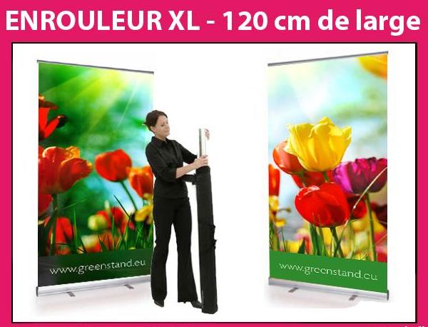 Stand totem enrouleur / rollup 120 cm_0