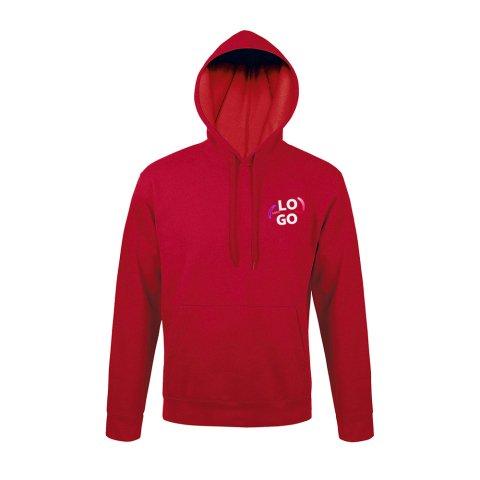 SWEAT-SHIRT AVEC CAPUCHE MIXTE PUBLICITAIRE SOL’S ROUGE - MARQUAGE MULTICOLORE