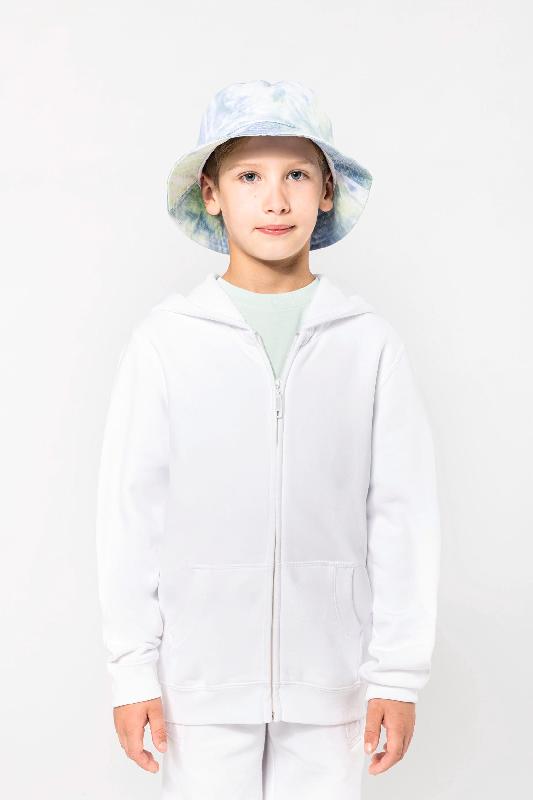Sweat-shirt capuche zippé enfant - Réf: K455 - Kariban - 80% coton peigné / 20% polyester_0